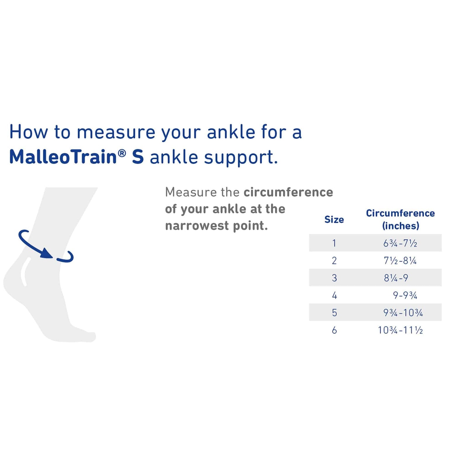 MalleoTrain "S" Ankle Support - sizing - Kenetrek Boots