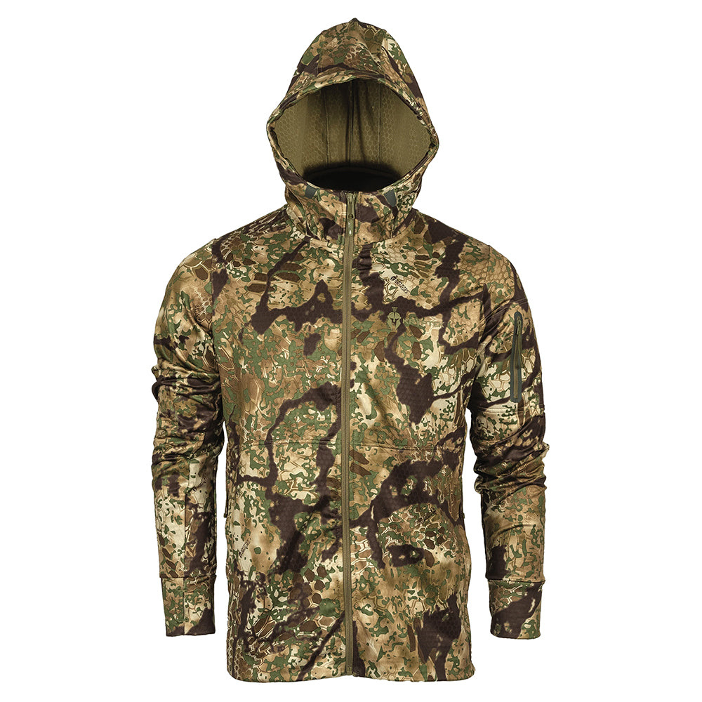Kryptek Full Zip Hoodie in Obskura Transitional camo - Kenetrek Boots