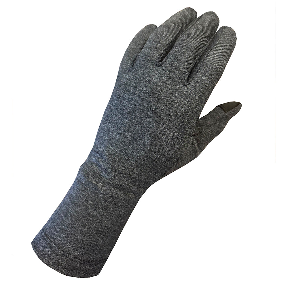 Smartwool Merino Glove lightweight liner glove for cold weather - Charcoal