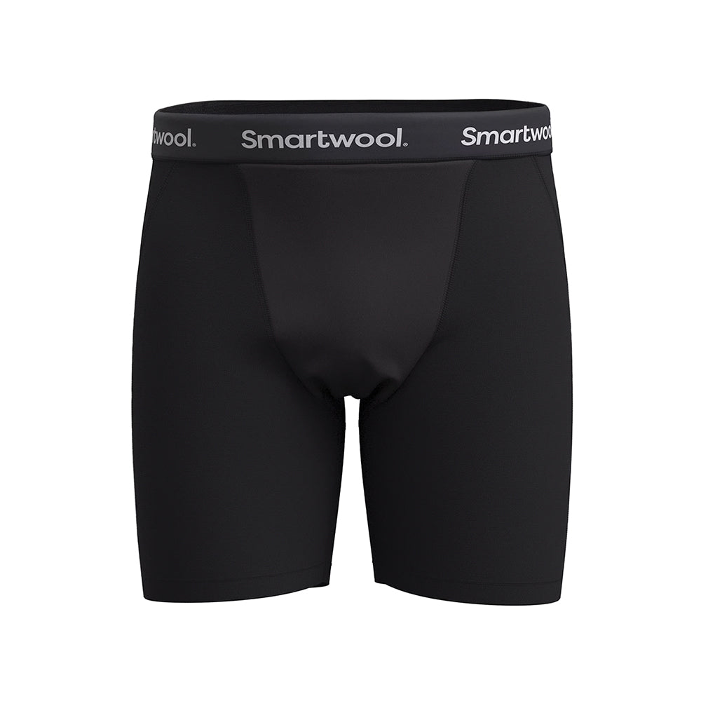 Smartwool merino wind boxer in black