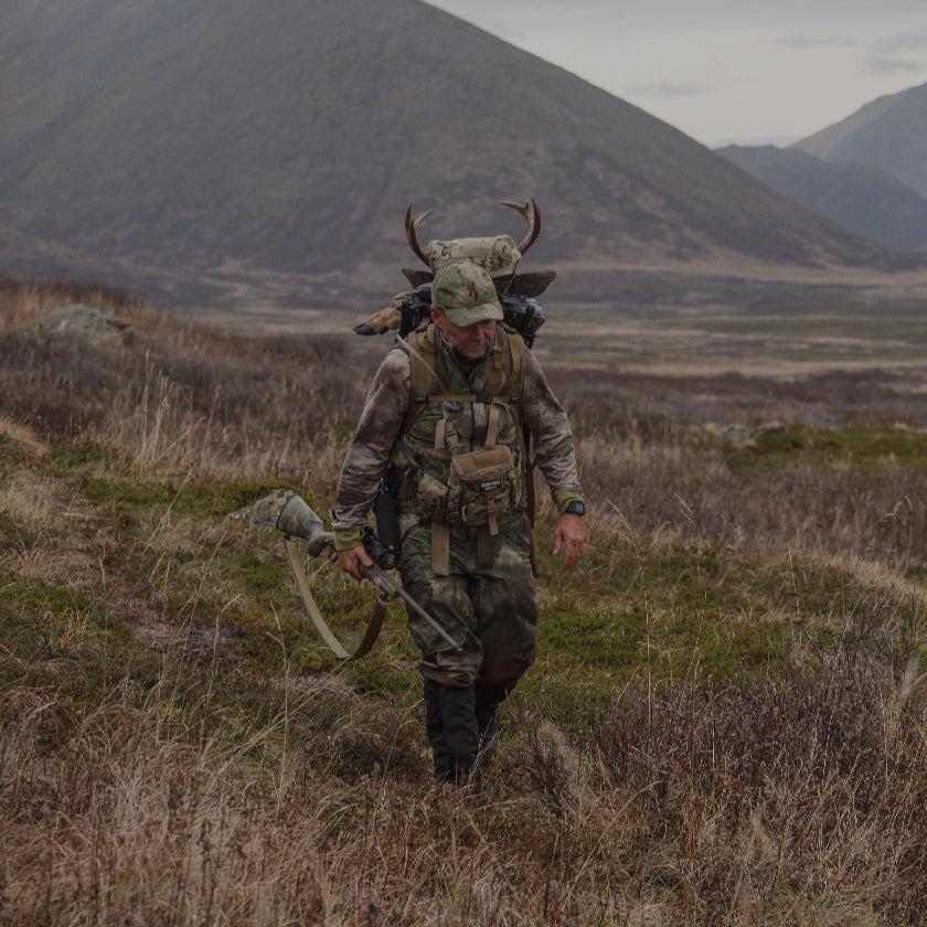Photo of man packing out game