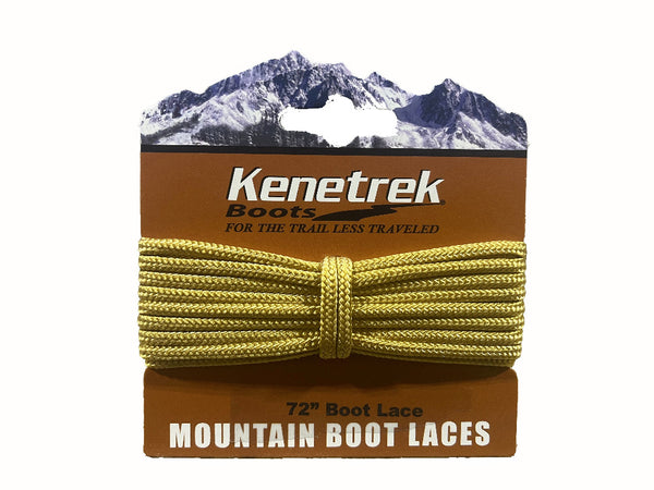 Sunset Gold Boot Laces: Durable Cordura Nylon Replacements